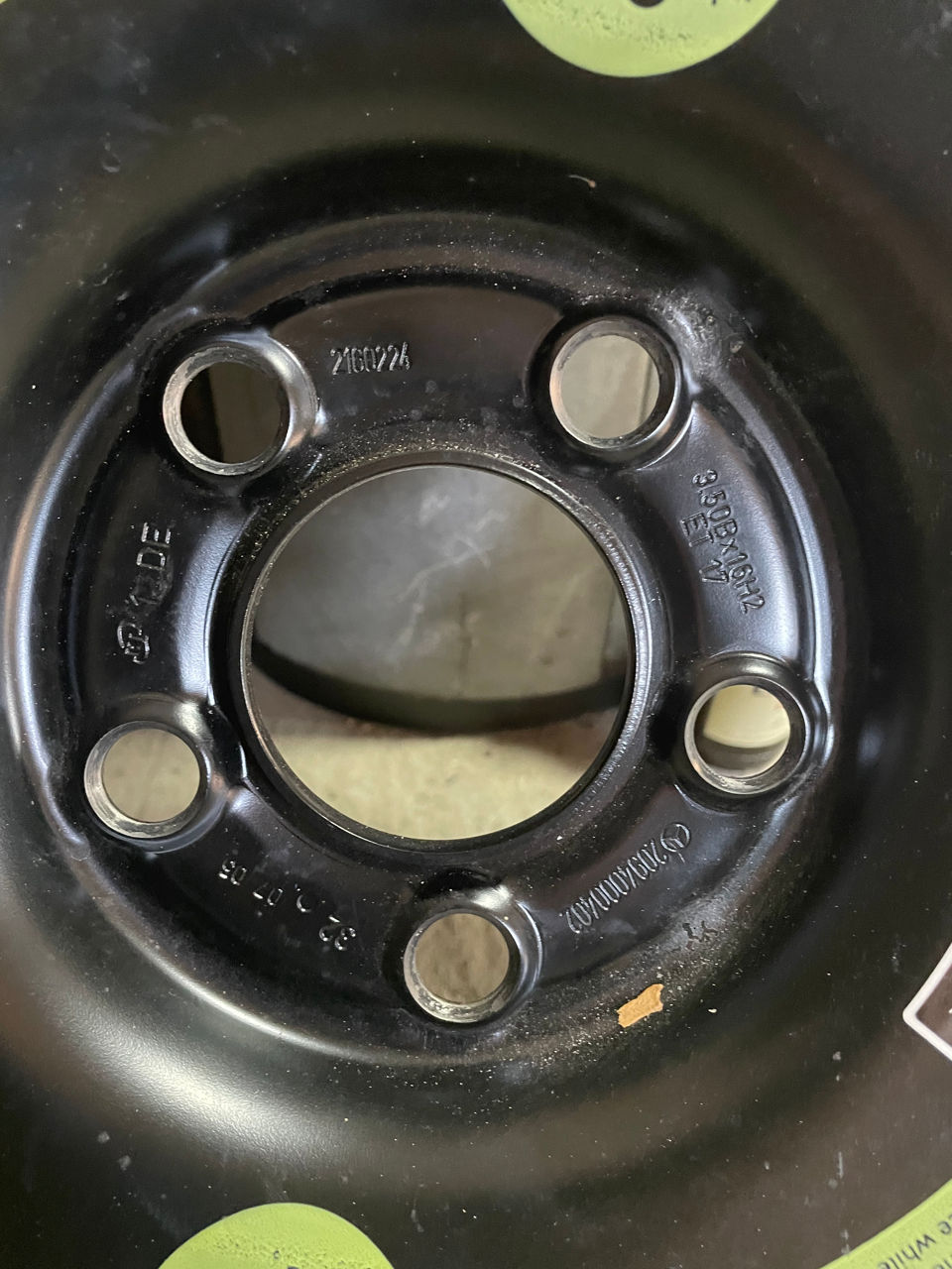 Roata de rezerva Mercedes 125/90 R16 фото 1