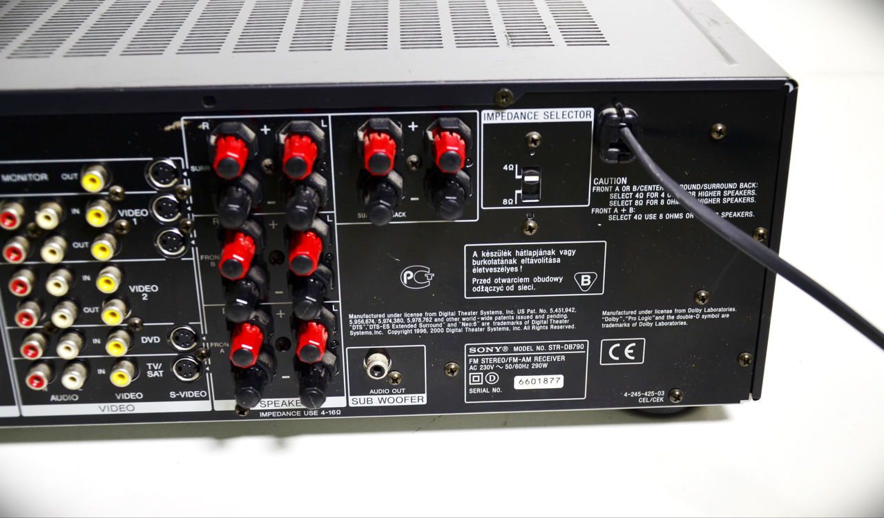 SONY Receiver STR-DB790 QS / SONY TA-FB740R QS MOSFET усилитель с MM фонокорректором foto 9