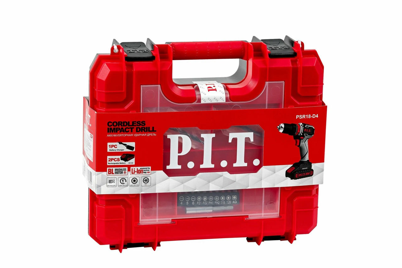 Mașină de înșurubat p.i.t psr18-d4 - 1a - livrare/achitare in 4rate la 0% / agroteh фото 8