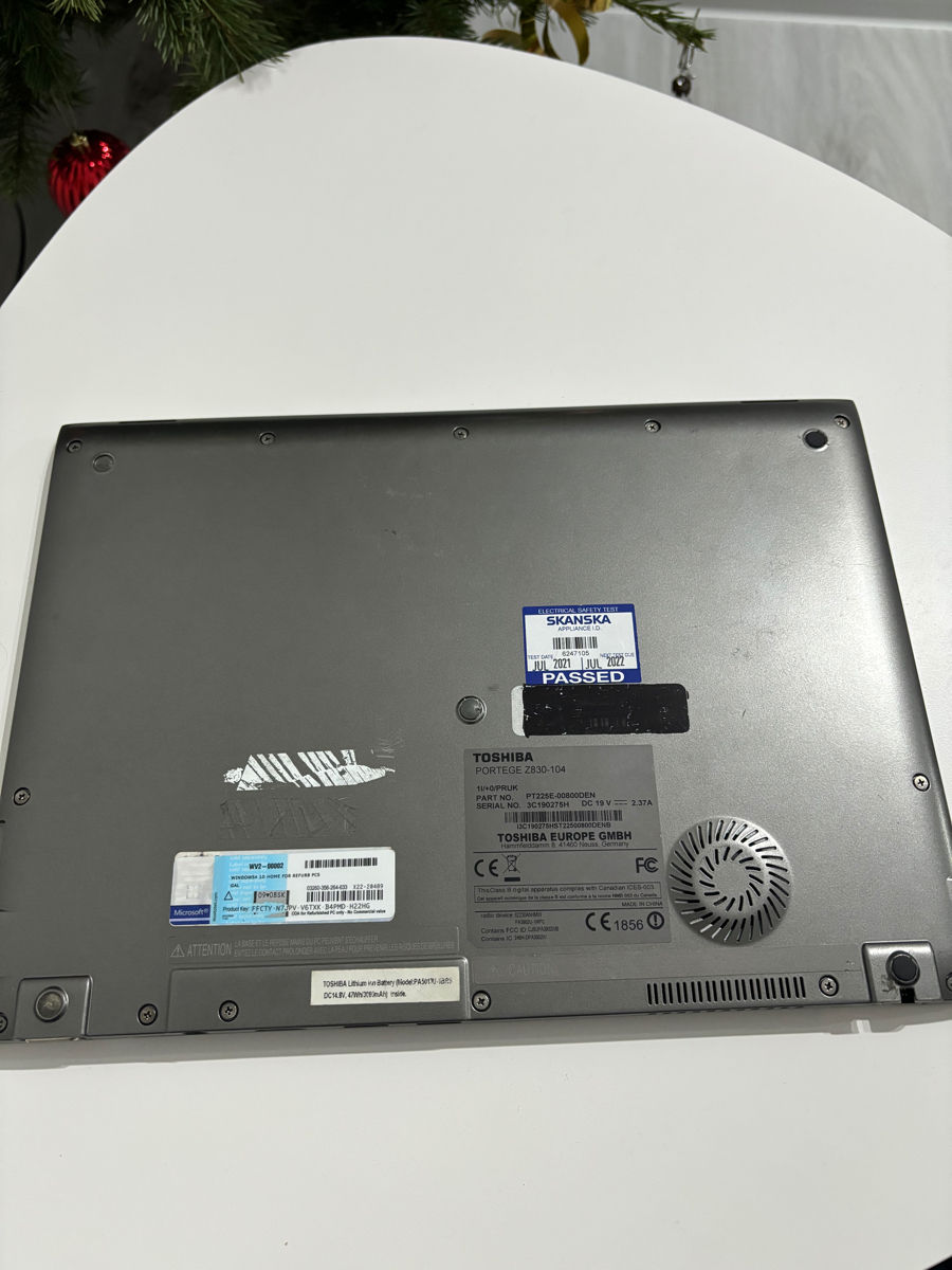 Toshiba Portege Z830-104 13.3" - Core i5 2557M - Windows 10 64-bit,4 GB RAM ,128 GB SSD фото 5