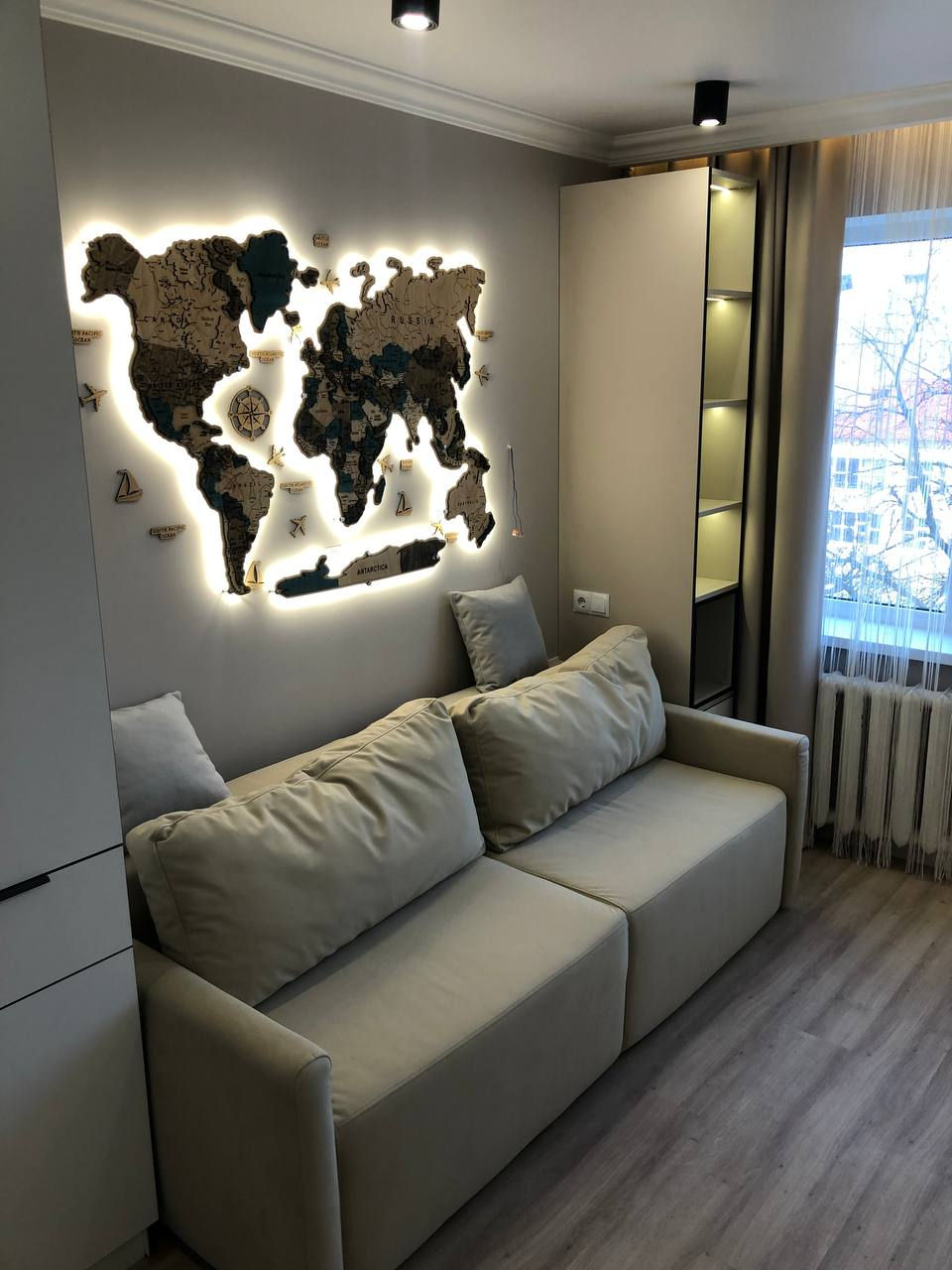 3D Карты Мира из дерева / Harta lumii din lemn (сделано в молдове) foto 3