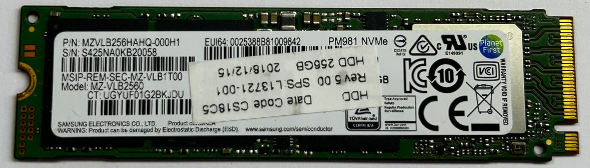 SSD M.2 NVMe 256-512gb Samsung Western Digital Toshiba фото 5