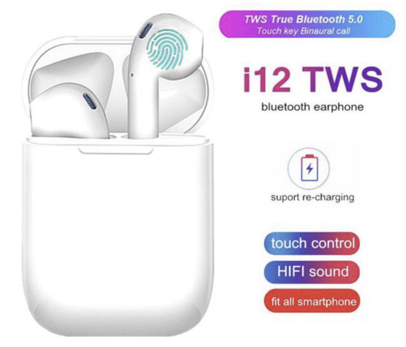 Беспроводные наушники airpods tws i12
