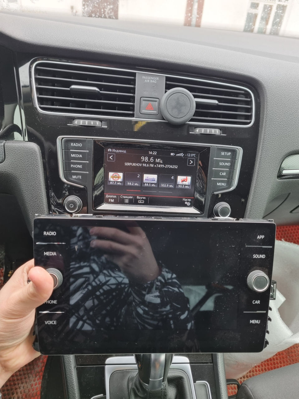 Monitor 8" 9.2" Discover PRO MIB2 MIb 2.5 Harman STD2 Touch Carplay  G7 G 7.5 Passat B8 Tiguan Jetta foto 5