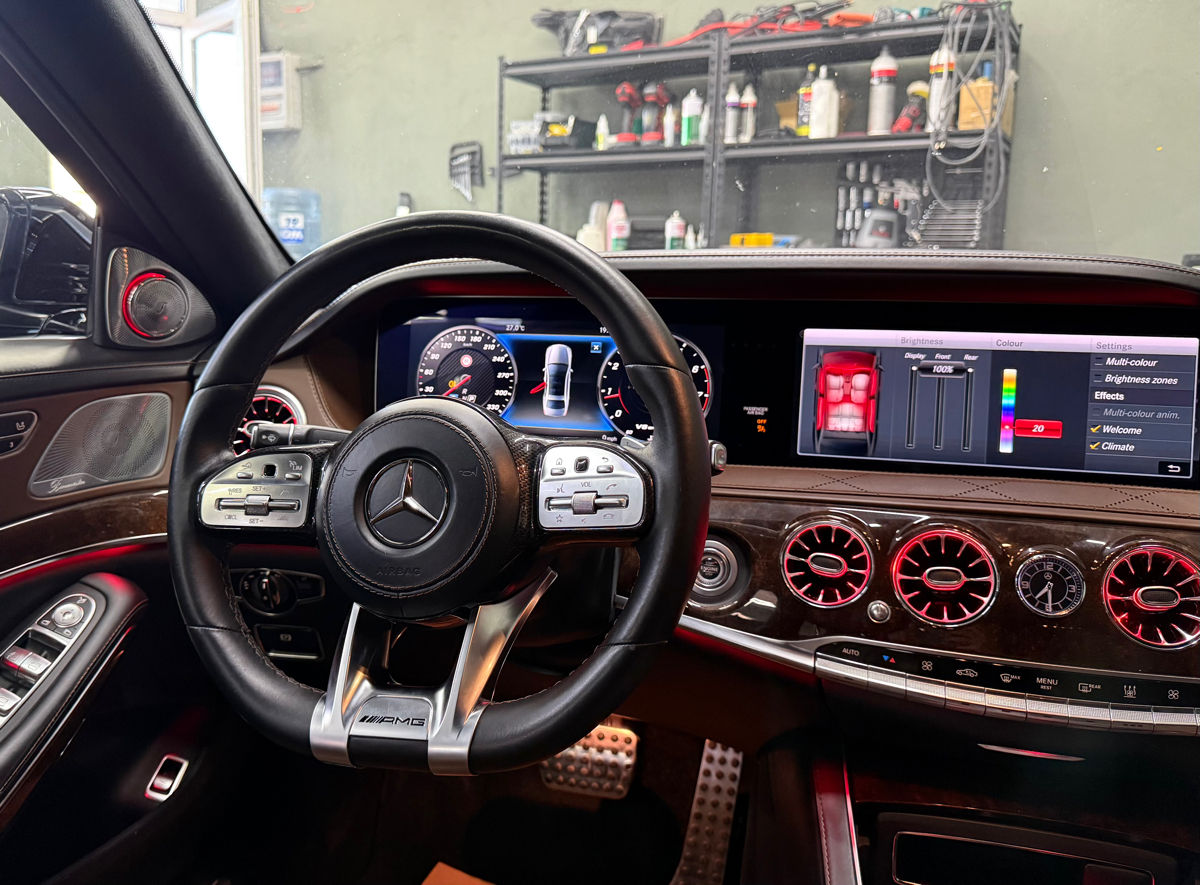 Дефлекторы W222 - Turbiene Led Mercedes S-Class, Detailing LUX18 foto 16