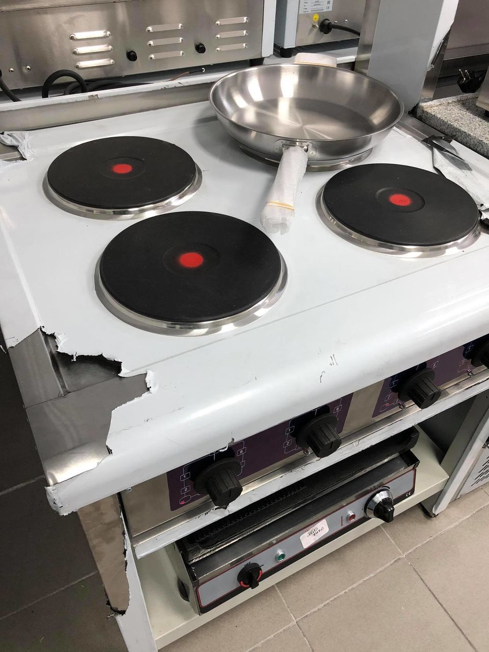 Plite electrice profesionale din inox pentru restaurante фото 0