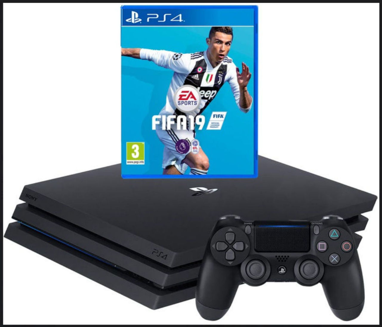 Sony PlayStation 4 Pro (PS4 Pro) + Fifa 19 фото 0
