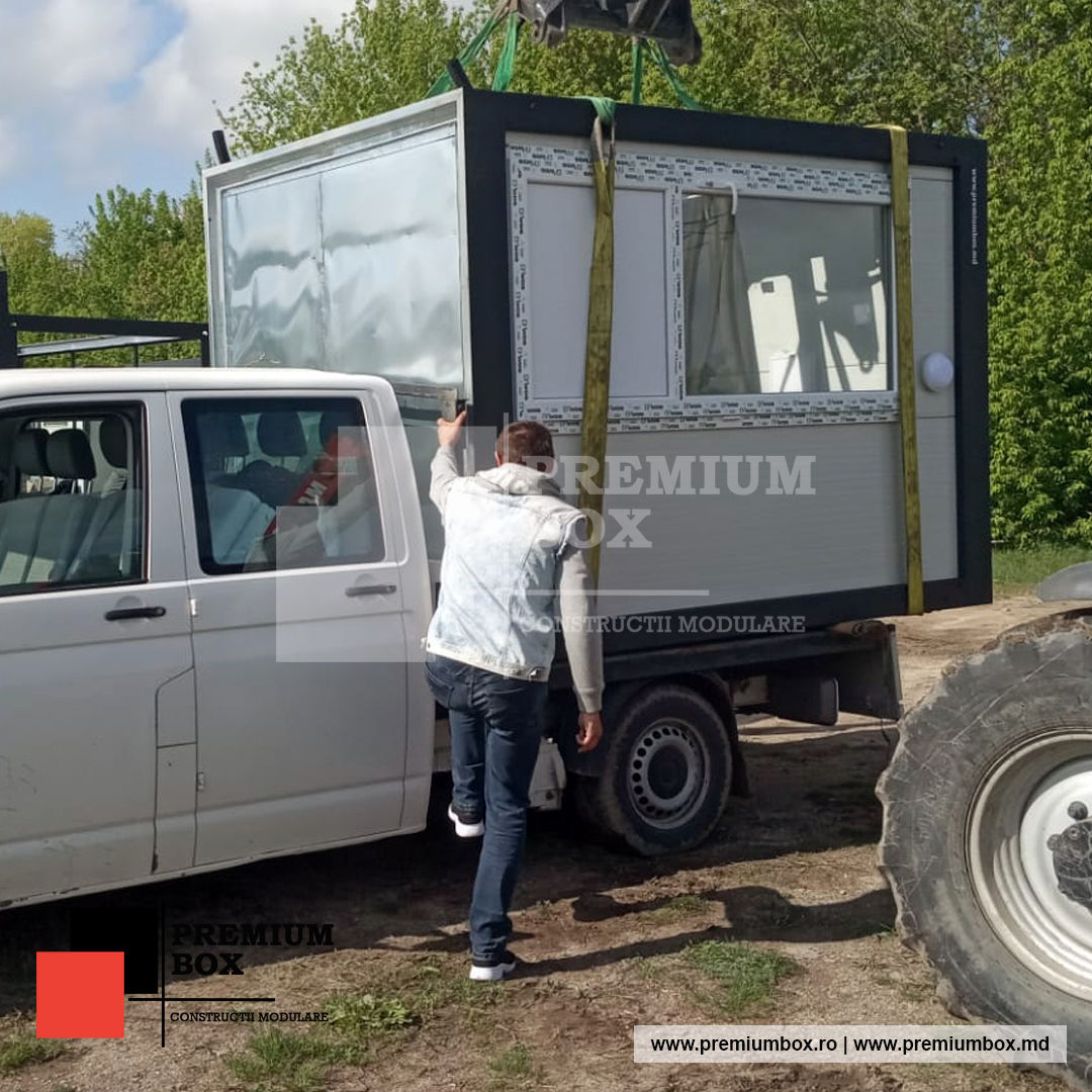Cabină de pază modulară prefabricată фото 5