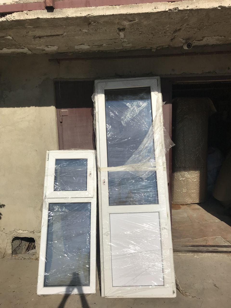Новая пластиковая дверь...