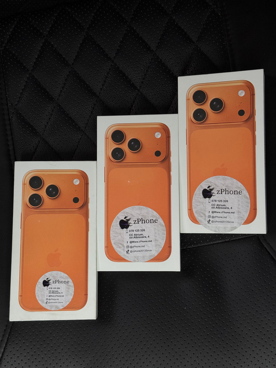 iPhone 17 Pro 256G Magazin zPhone Garanție 24Luni (128GB/256GB/512GB/1TB) Disponibile Toate Culorile foto 4