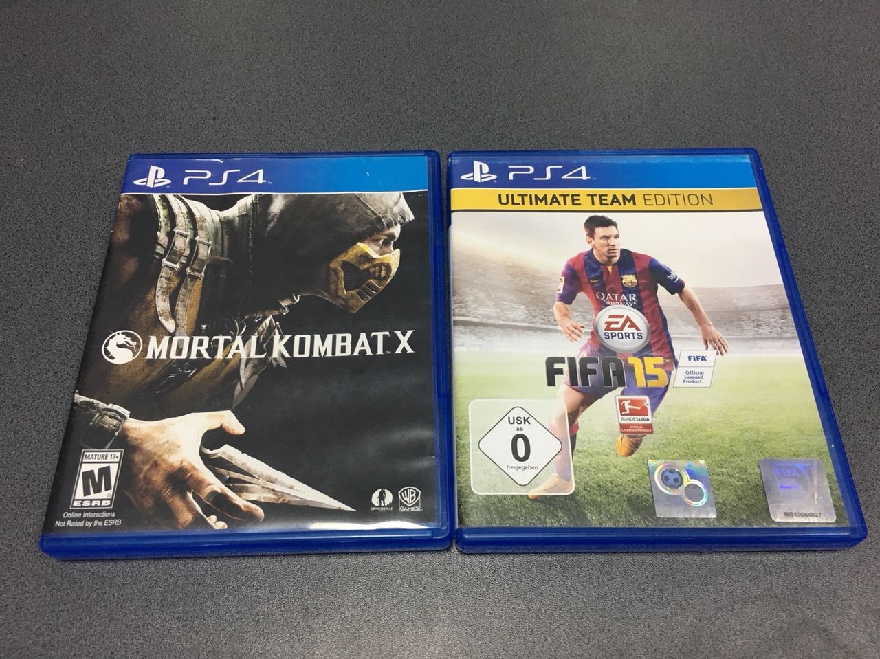 Обмен или продажа Mortal Kombat X и Fifa 15