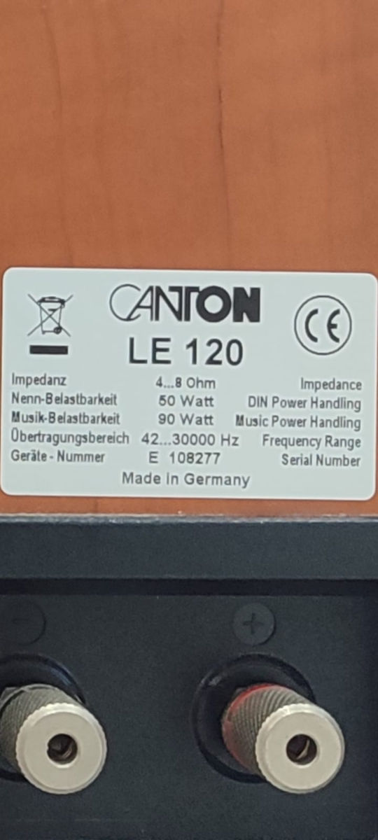 Hi fi акустика canton LE 120 фото 2