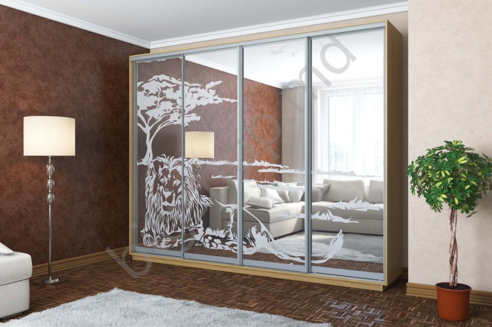 Dulap-cupe Confort-NV 4D CT-718/2 (330x45x220) in credit фото 0
