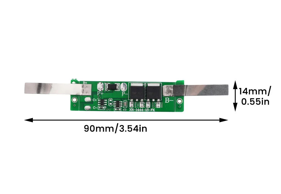 Placă de protecție BMS 3.7V 18650 port divizat baterie cu litiu placă de protecție continuă Particul foto 7