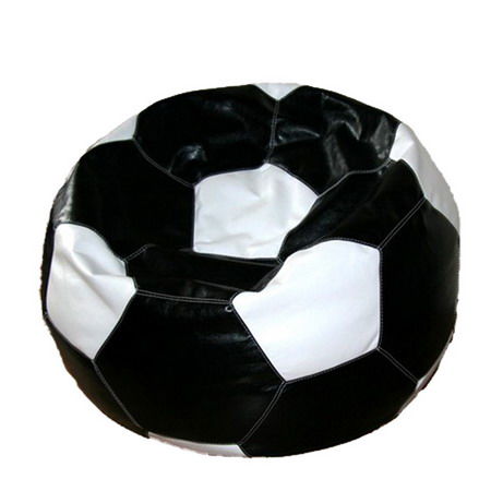 Кресло-мешок футбольный мяч Bean-bag "Football medium" Red&White Relaxtime фото 2