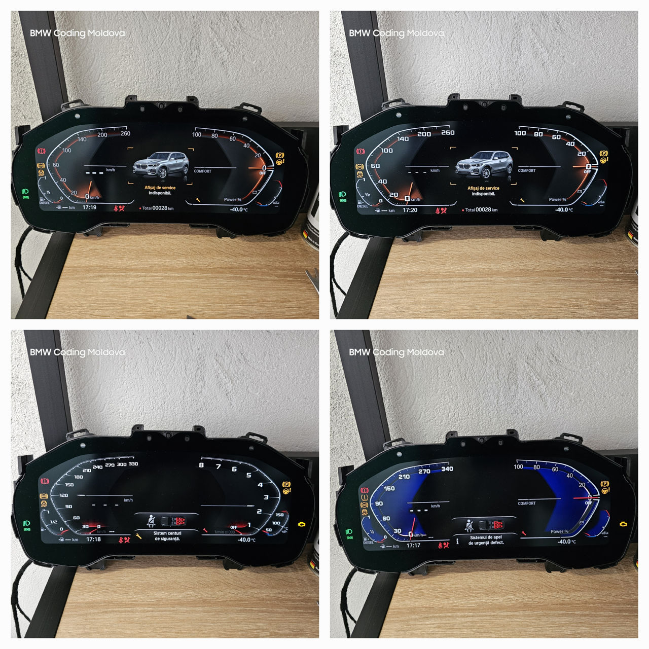 Panou de bord "Live Cockpit Professional" (6U3) cu HUD, pentru BMW G01,G02,G05,G06,G07,G11,G20,G30 foto 2