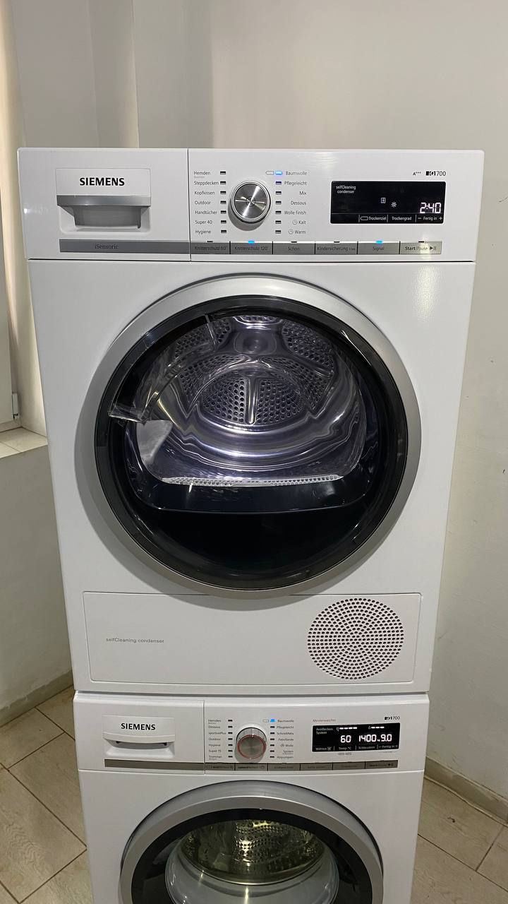 Немецкая сушильная машина Siemens IQ700 с тепловым насосом фото 8