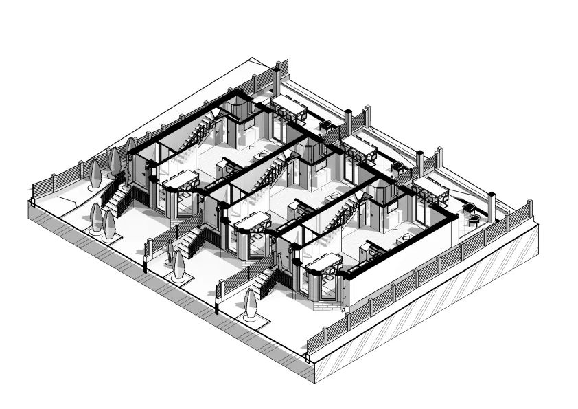 Proiect tip triplex, 298,1m2, P+M, Arhitector,Inginer,Renovare foto 4