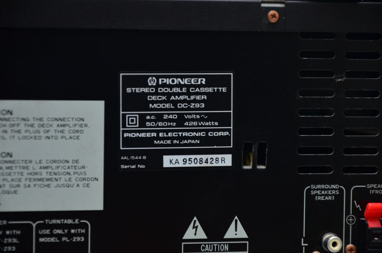 Pioneer DC-Z93 Stereo HiFi System фото 11