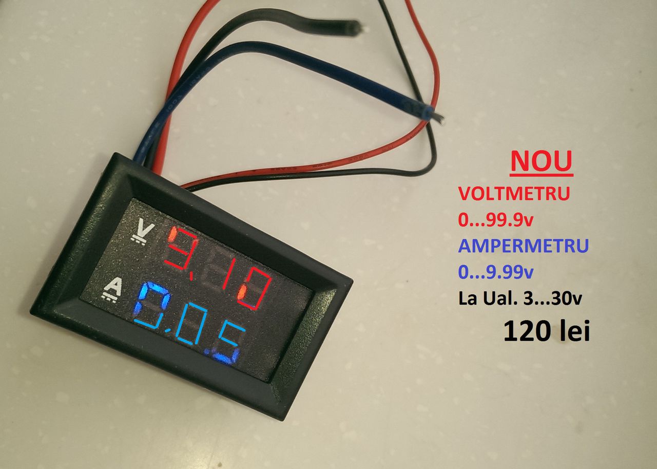 Волтметры амперметры часы термометры цифровые voltmetre ampermetre numerice,Радиодетали фото 4