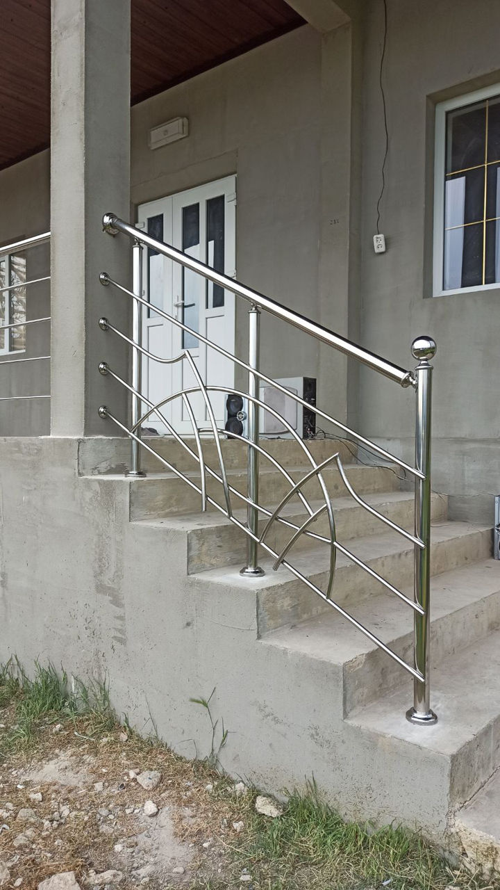 Balustrade din inox , sticla calita , pleksi .перила из плексиглас ( cтеклa ) фото 9