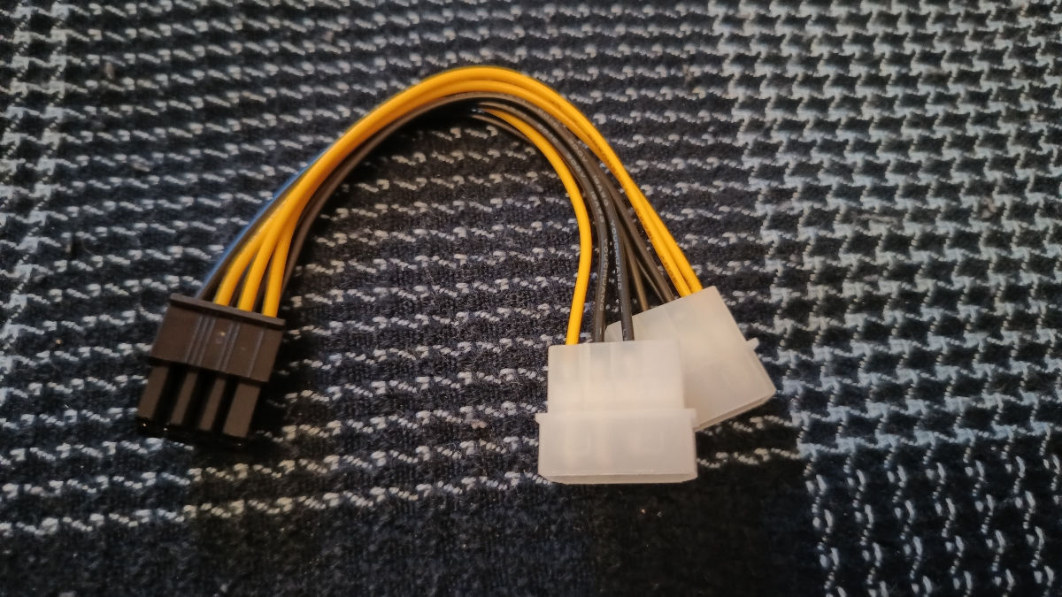 Переходник 6 pin в 8 pin Adaptor, 2 Molex LP4 4 Pin на 8 Pin PCI-E Express Кабель фото 4