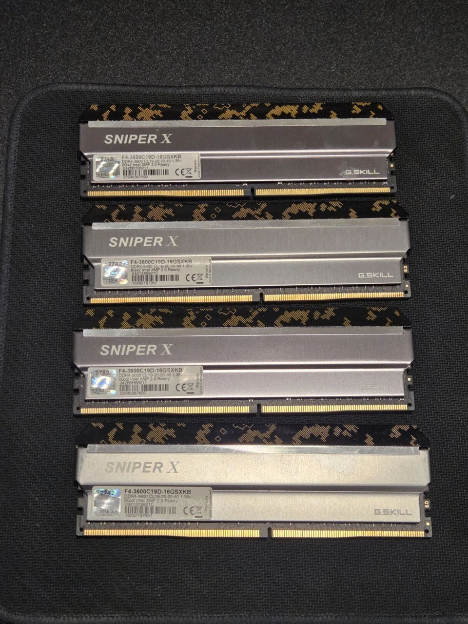 G Skill Sniper 16GB (2*8GB) DDR4 3600 PC4-28800