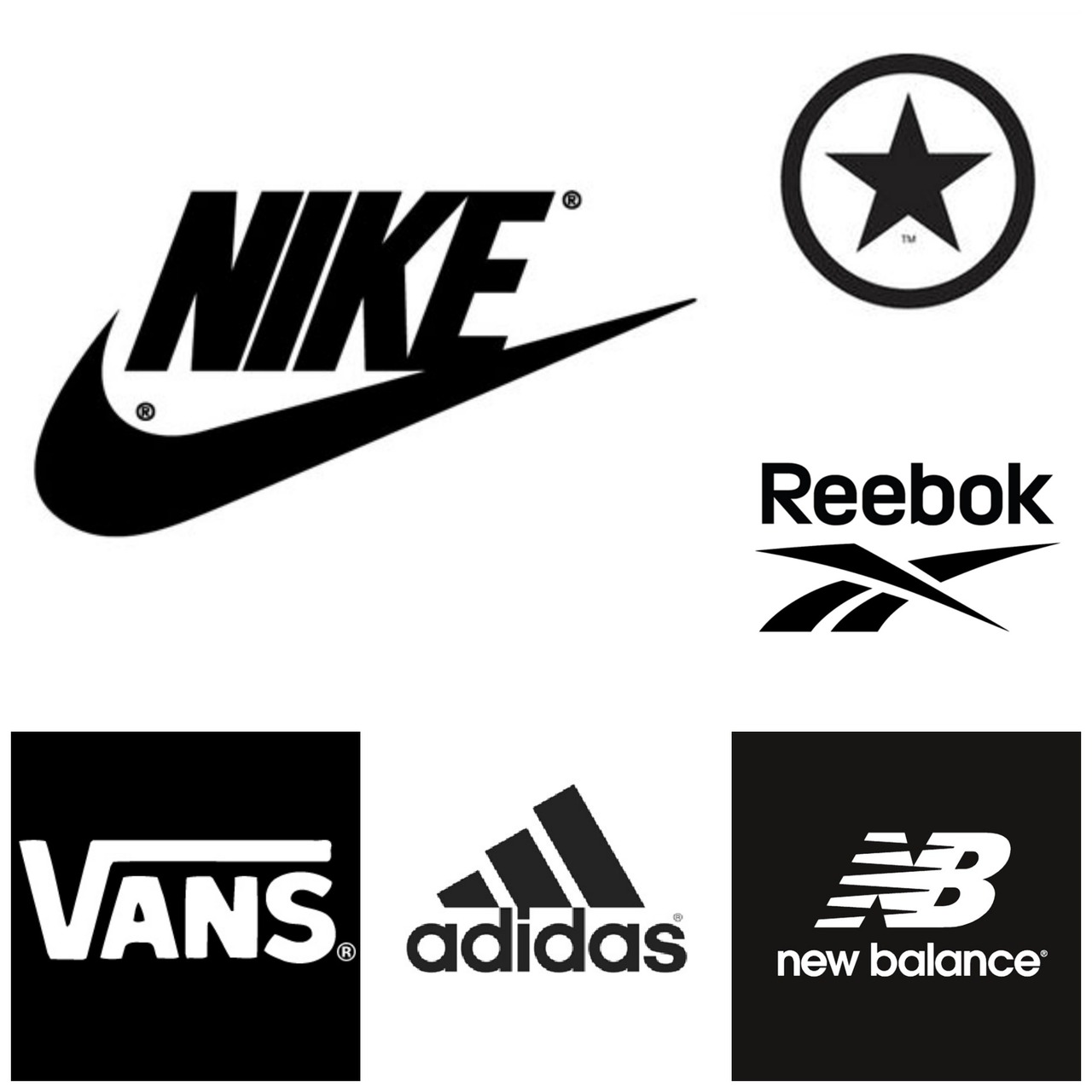 Фирмы кроссовок логотипы