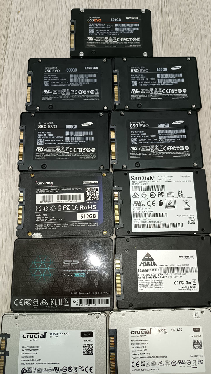 SSD,M2/NVMe 120 Gb, 256 Gb, 480 Gb, 1 Tb, 2 Tb foto 7