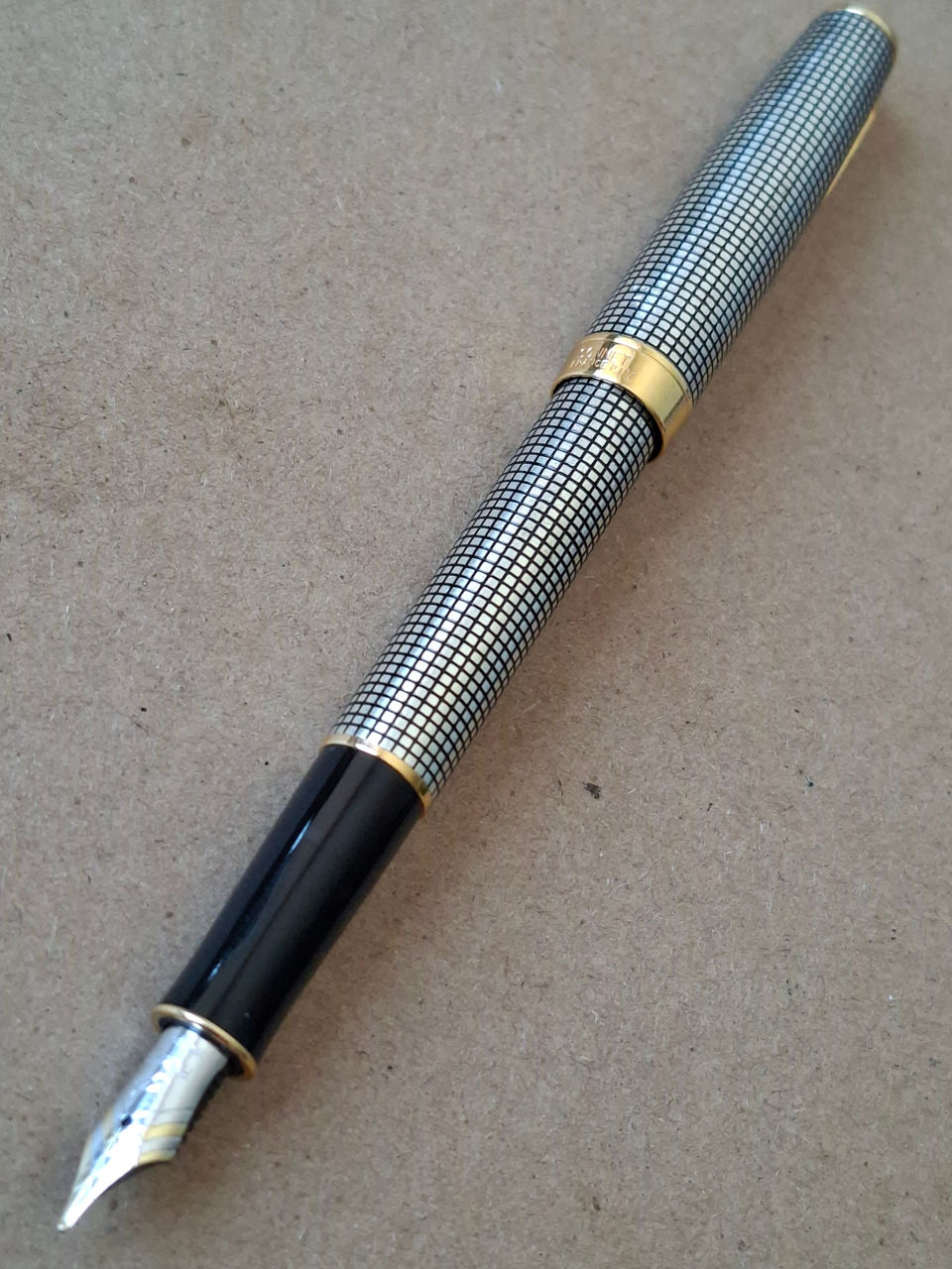 Parker Sonnet  france Sterling Silver 925 Fountain Pen F 18 k nib - starea perfecta  фото 0
