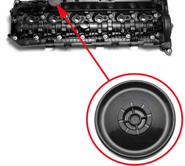 Мембрана клапанной крышки BMW B57 B57S 11128571308 и B37 11128511342 фото 0