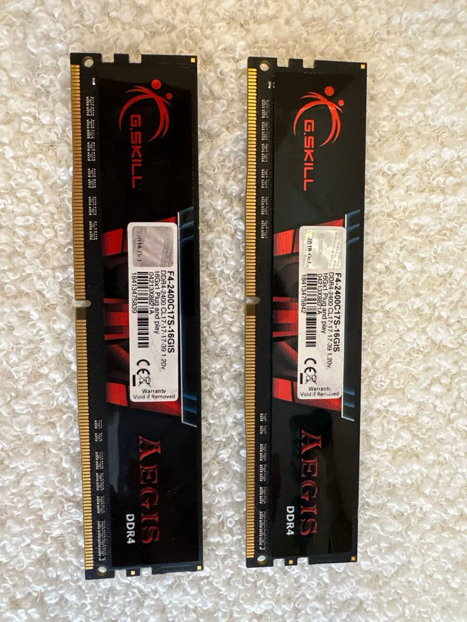 G.Skill DDR4 32GB (2*16GB) 2400MHz