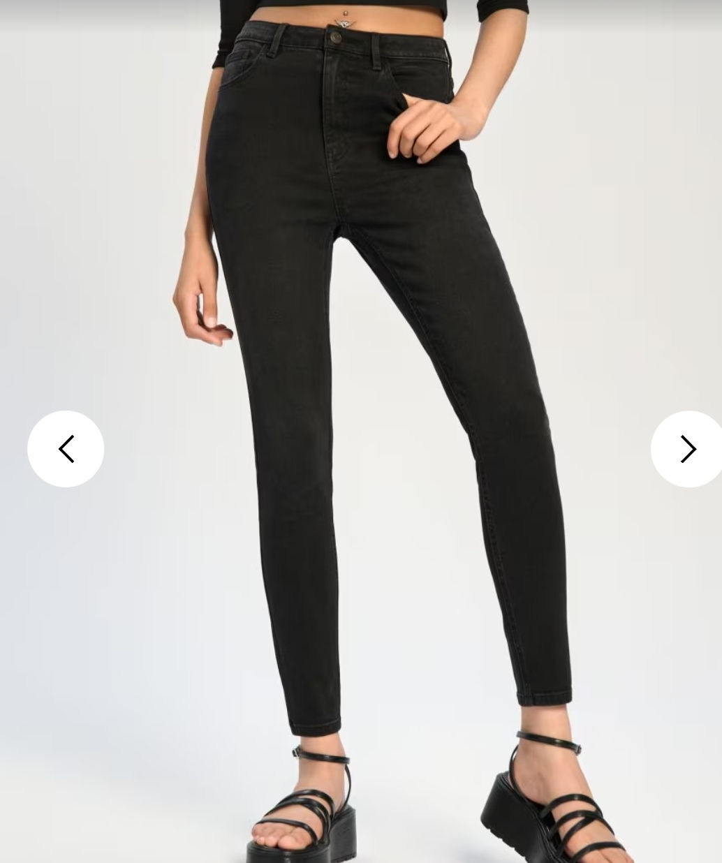 Blugi Sinsay Skinny talie inalta XS foto 1
