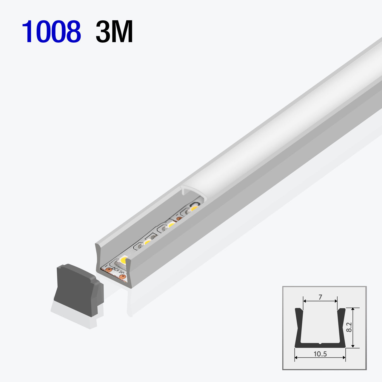 Cea mai mare gamă de profile din aluminiu pentru banda led in Chisinau, panlight, banda LED, GTV foto 4