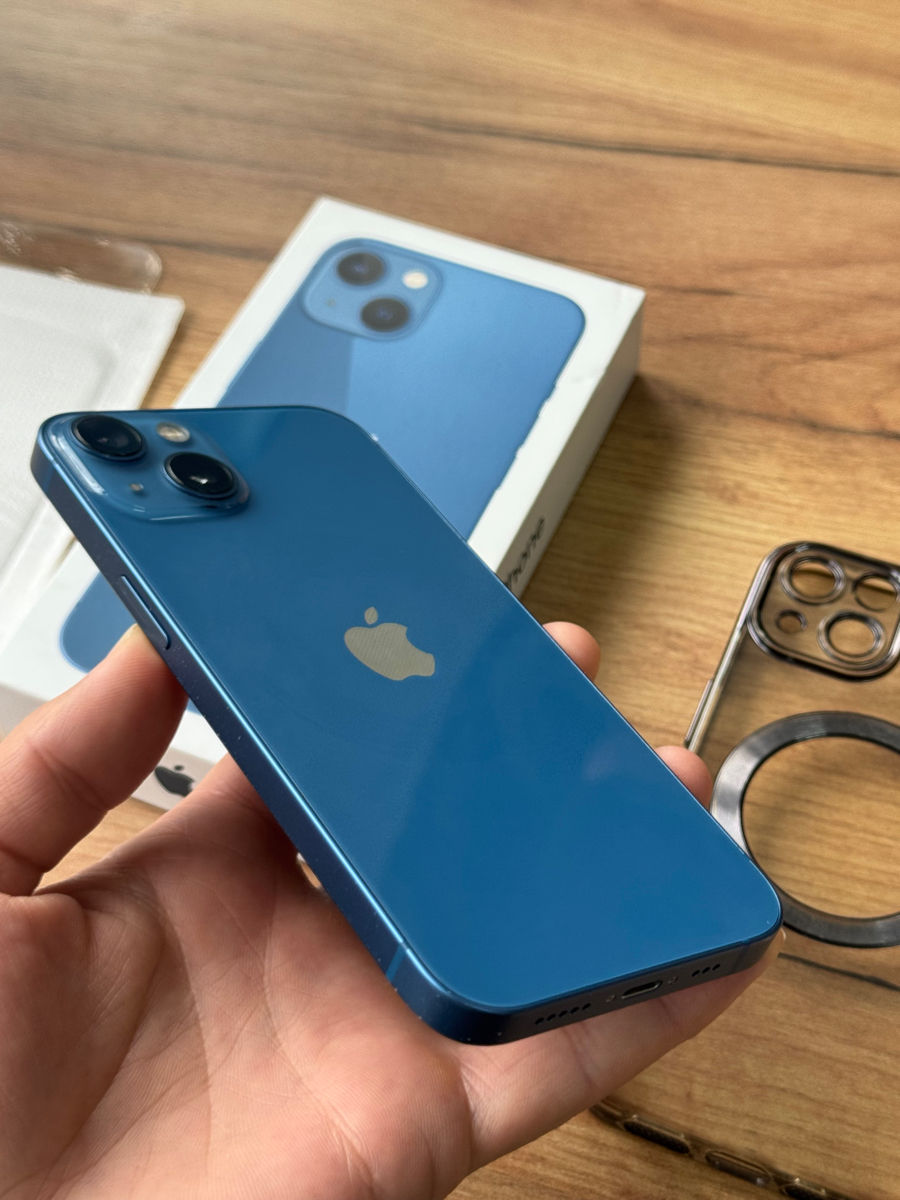 Iphone 13 128gb Blue original , tot setul + garantie foto 0