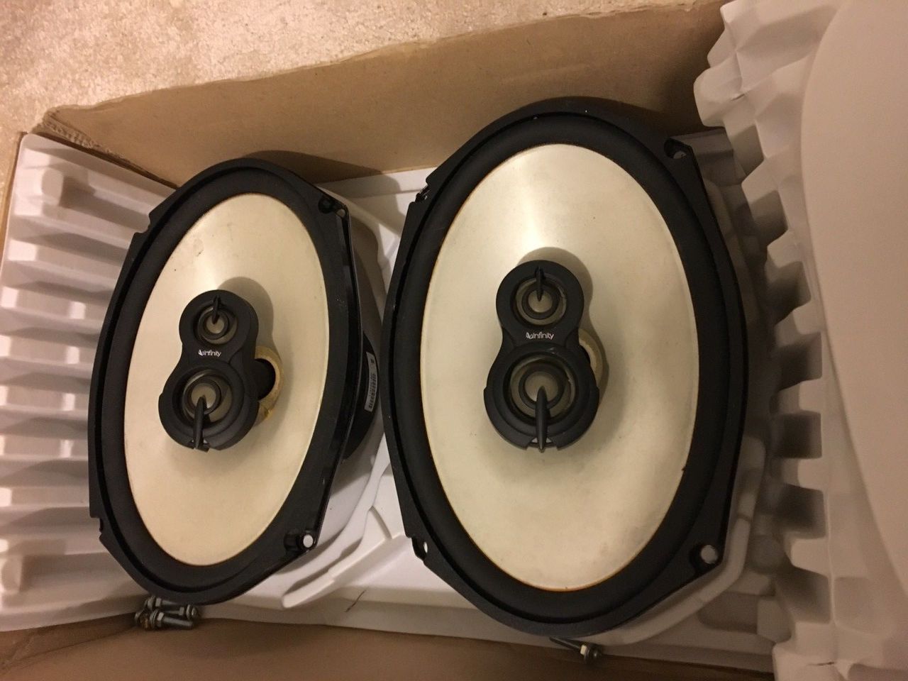 Динамики 100W, овальные 6х9, 3-х -полосные Infinity original