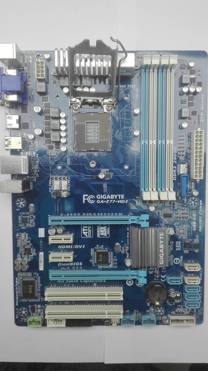 Gigabyte GAZ77HD3 (rev. 1.0) Socket 1155 Гарантия 90 дней