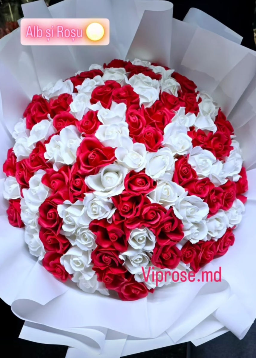 Buchet 101 trandafiri  foto 10
