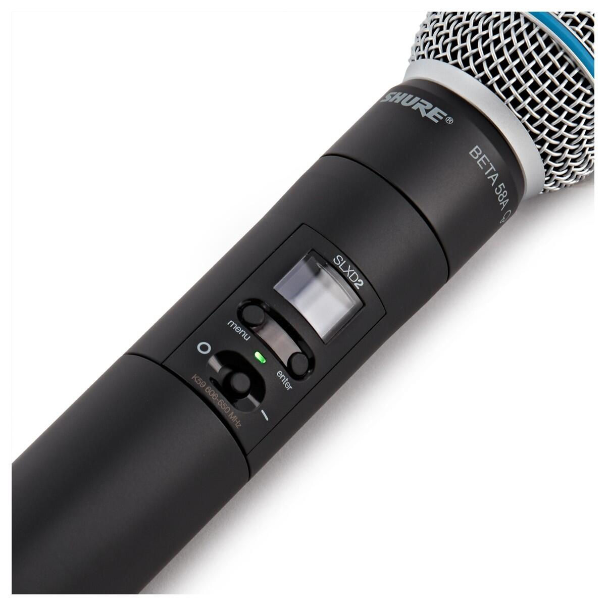 Sistem Wireless cu Microfon de mana Shure SLXD24E/B58 foto 3