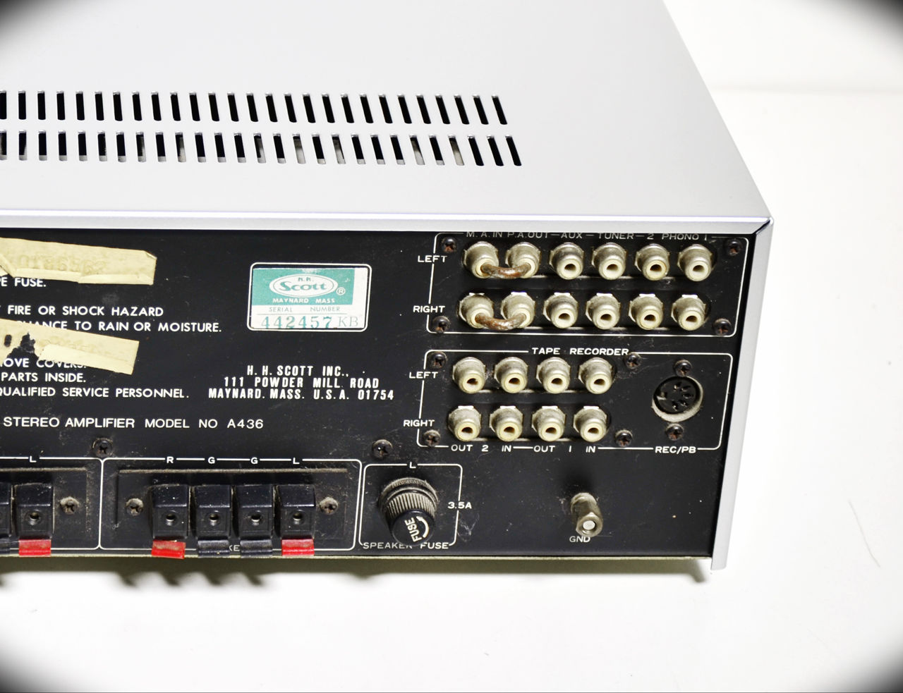 HH Scott A-436 Stereo Integrated Amplifier фото 8