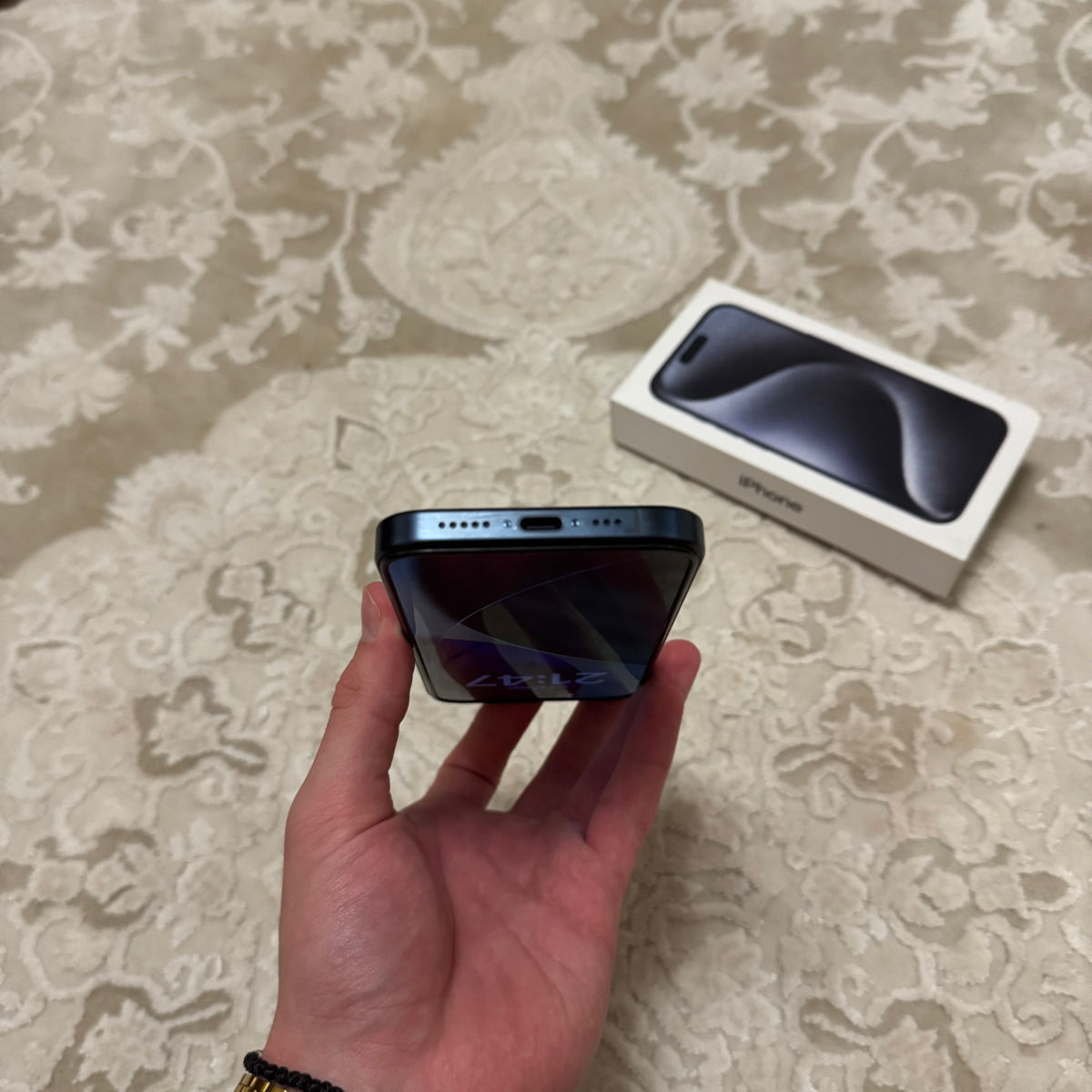 iPhone 15 Pro 128GB Blue Titanium foto 5