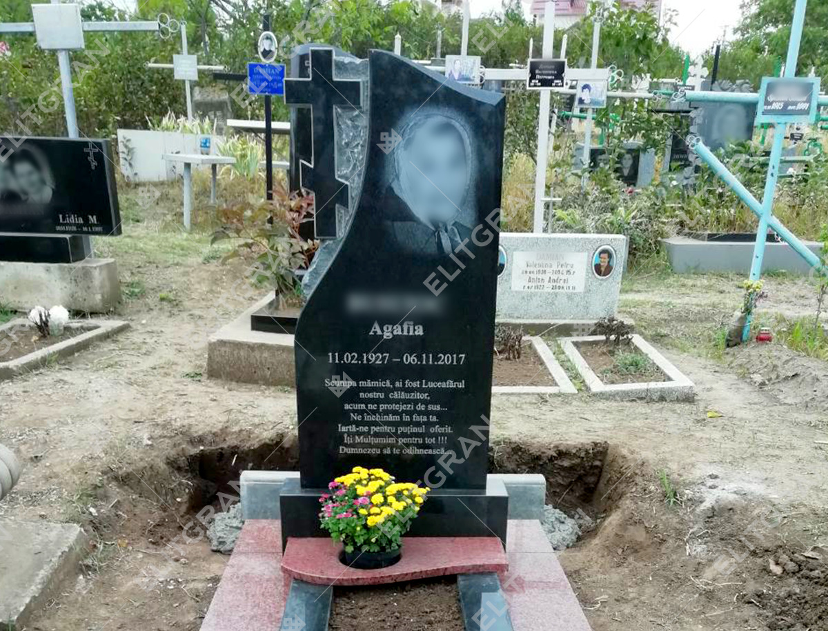 Catalog monumente funerare din granit Chisinau Moldova preturi,diferite modele,foto, cruci, Elitgran foto 8