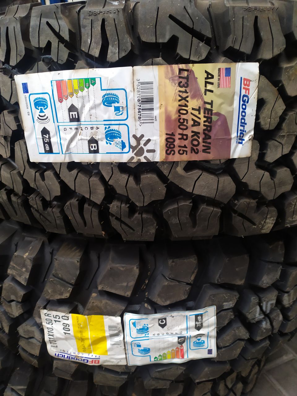 Bf Goodrich Ko 2/km 3  Allterian /mud Terian Stok Nou foto 3