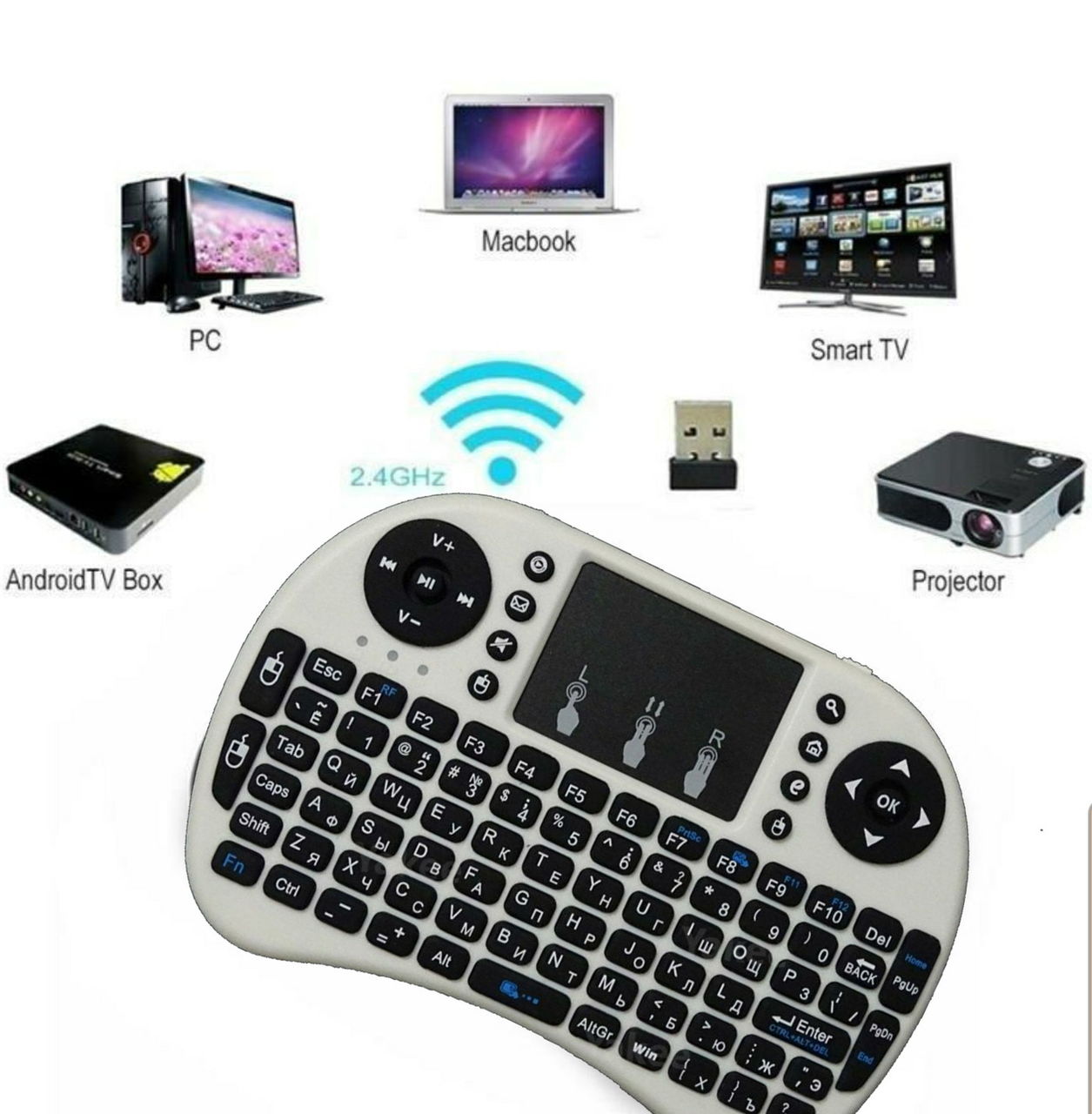 Мини bluetooth клавиатура