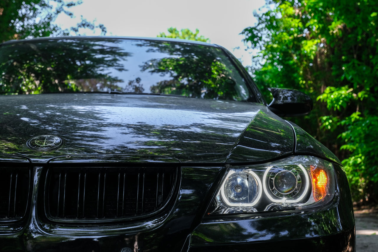 Livrare Gratuita Faruri Angel Eyes BMW Seria 3 E90 2005-2008 pentru masinile fara xenon foto 4