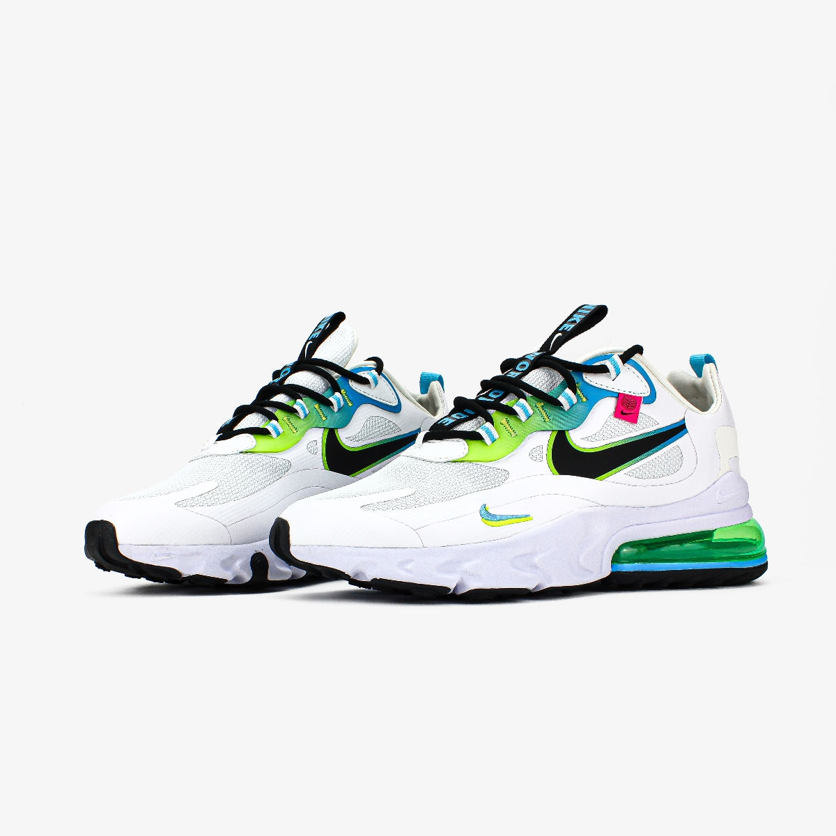 Nike Air Max 270 React White/Green фото 1