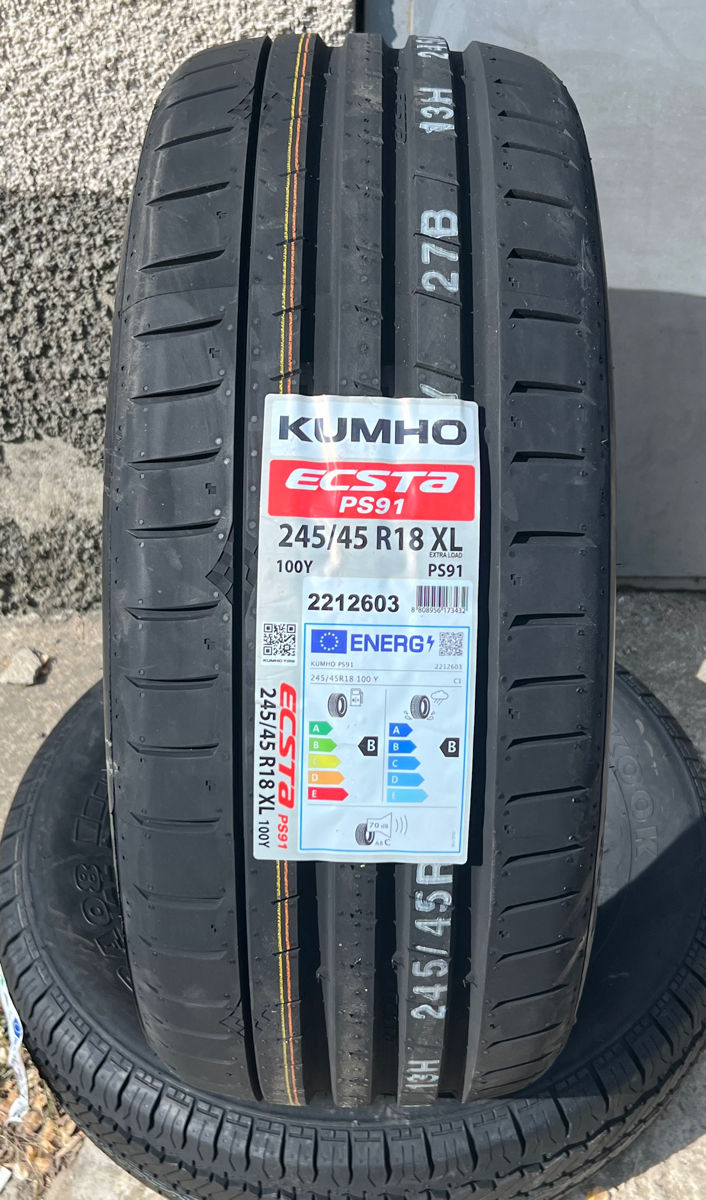 245/45 R18 Kumho Ecsta PS91/ Доставка, livrare toata Moldova 2024 foto 0