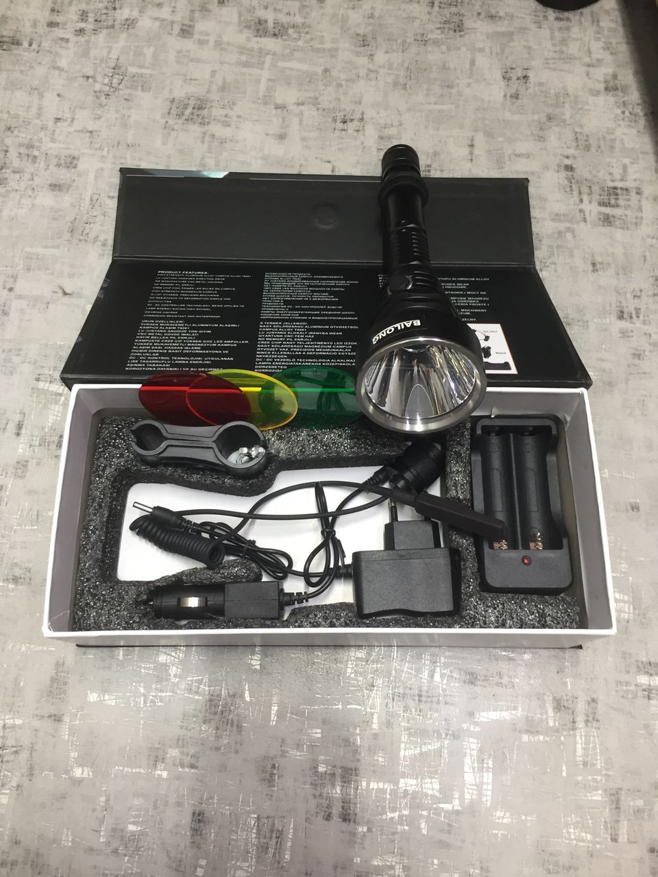 Lanterna pentru vanatoare Set Complect LED XM-LT6 reancarcabila foto 0