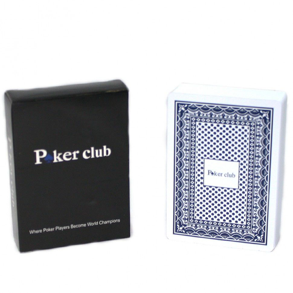 Игральные карты Poker Club carti de joc пластик