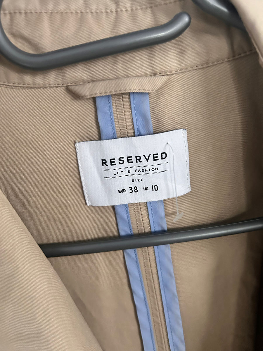 Trenci Reserved m-ar 38 foto 2
